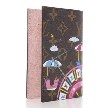 Louis Vuitton Monogram 2020 Christmas Animation Big Wheel Passport Cover Rose Ballerine 2 of 6