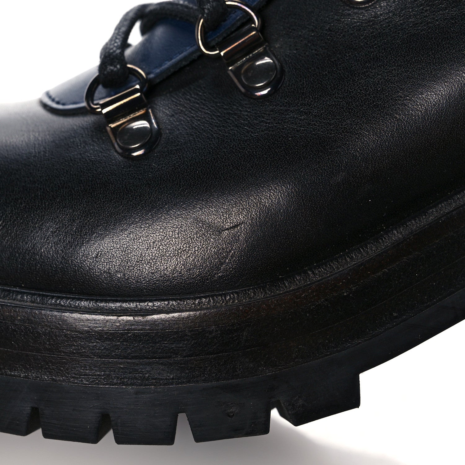 Hermes Greased Calfskin Promenade Boots 37 Black Multicolor 14 of 19