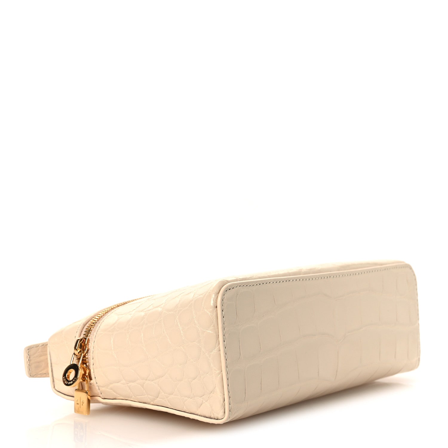 Loro Piana Glazed Alligator L19 Extra Pocket Pouch Lotus Root 4 of 10