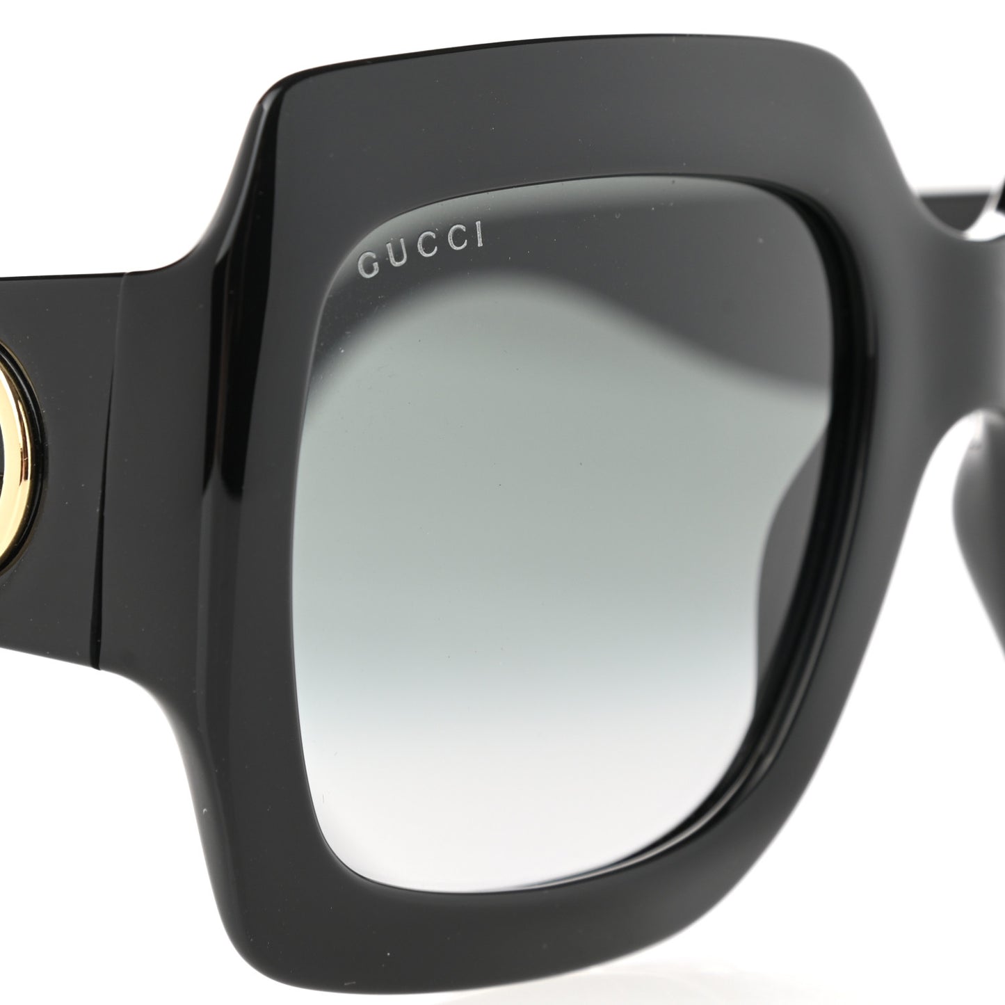 Acetate Square Frame Sunglasses GG0053S Black