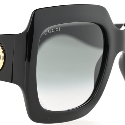Gucci Acetate Square Frame Sunglasses GG0053S Black 7 of 8