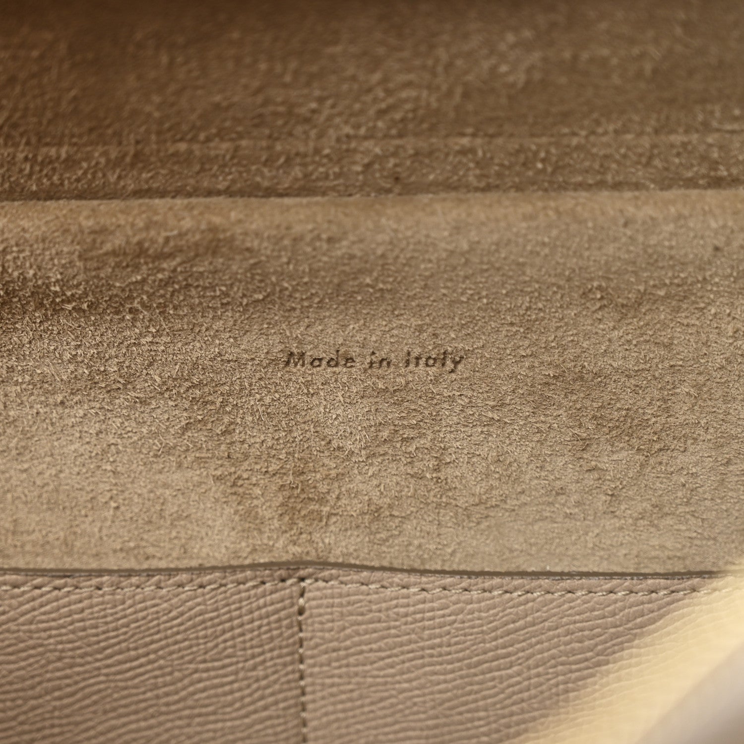 Celine Grained Calfskin Mini Belt Bag Light Taupe 7 of 13
