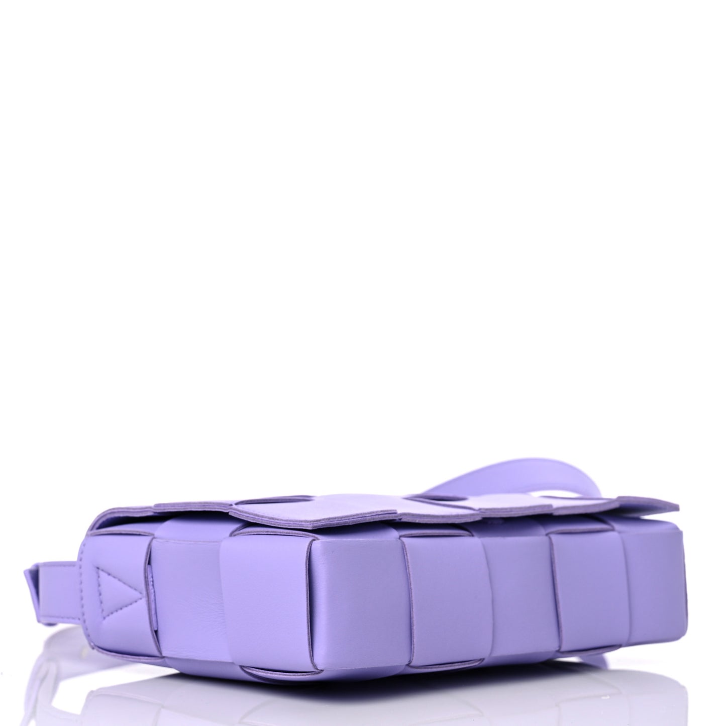 Lambskin Intreccio Cassette Crossbody Bag Wisteria