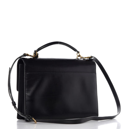 Saint Laurent Smooth Calfskin Large High School Satchel Black 3 of 11