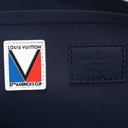 Louis Vuitton Monogram Storm America's Cup Hamac Bag Navy 6 of 9