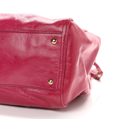 Gucci Vernice Naplack Medium Soho Shoulder Bag Bright Bouganville 10 of 15