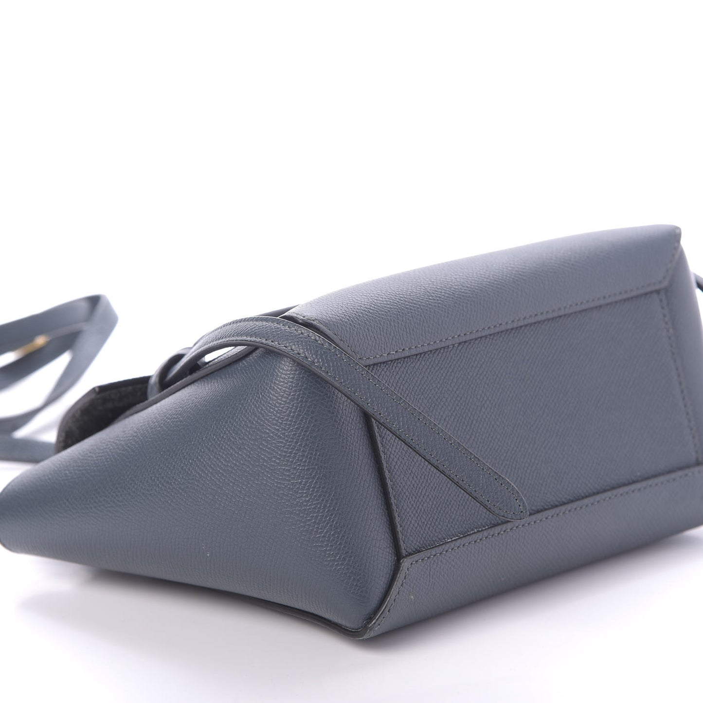 Grained Calfskin Nano Belt Bag Slate