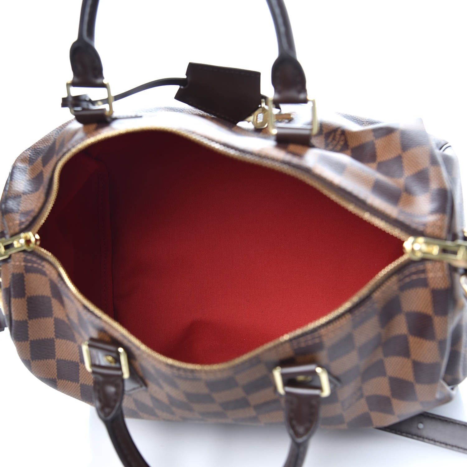 Louis Vuitton Damier Ebene Speedy Bandouliere 30 5 of 9