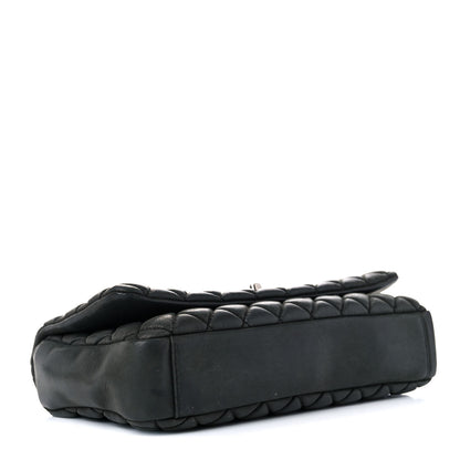 Chanel Iridescent Calfskin Quilted Small New Bubble Flap Anthracite 3 of 21