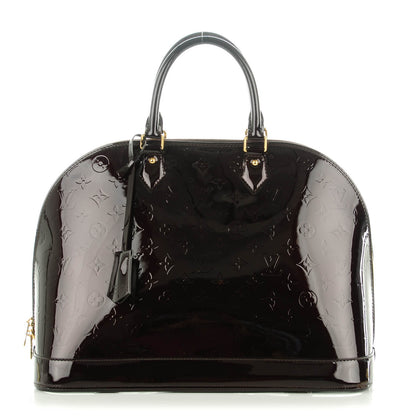 Louis Vuitton Vernis Alma GM Amarante 1 of 7