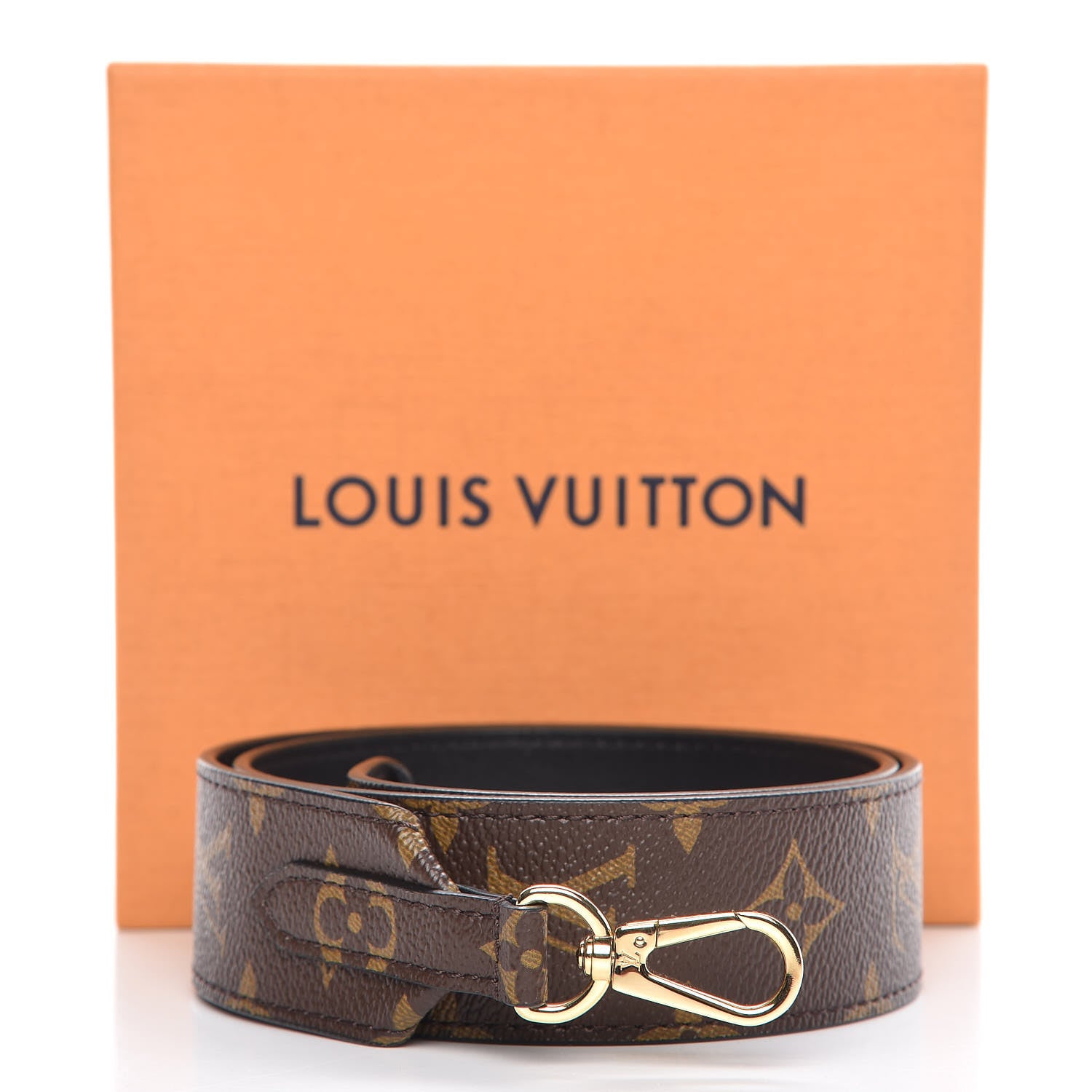 Louis Vuitton Monogram Bandouliere Shoulder Strap Black 6 of 6