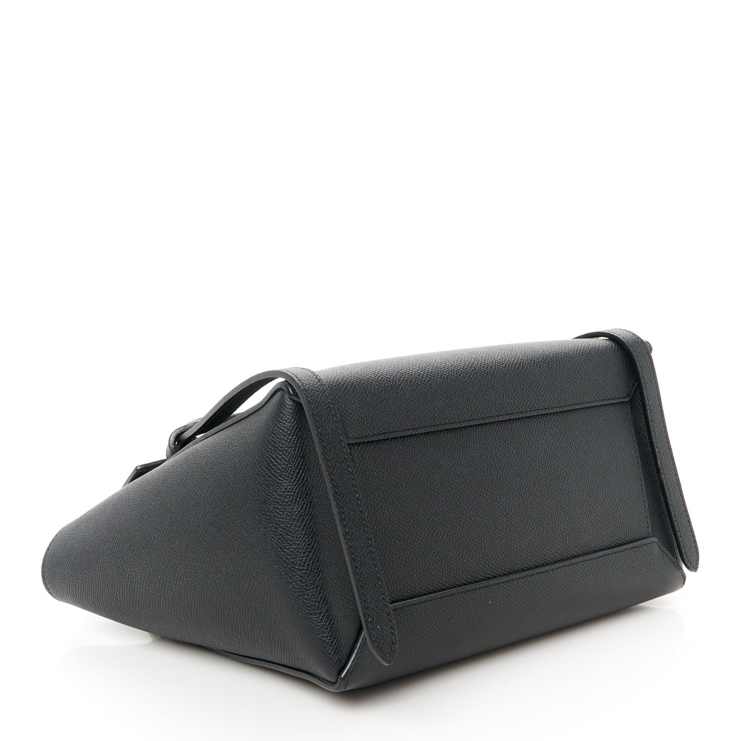 Grained Calfskin Micro Belt Bag Black