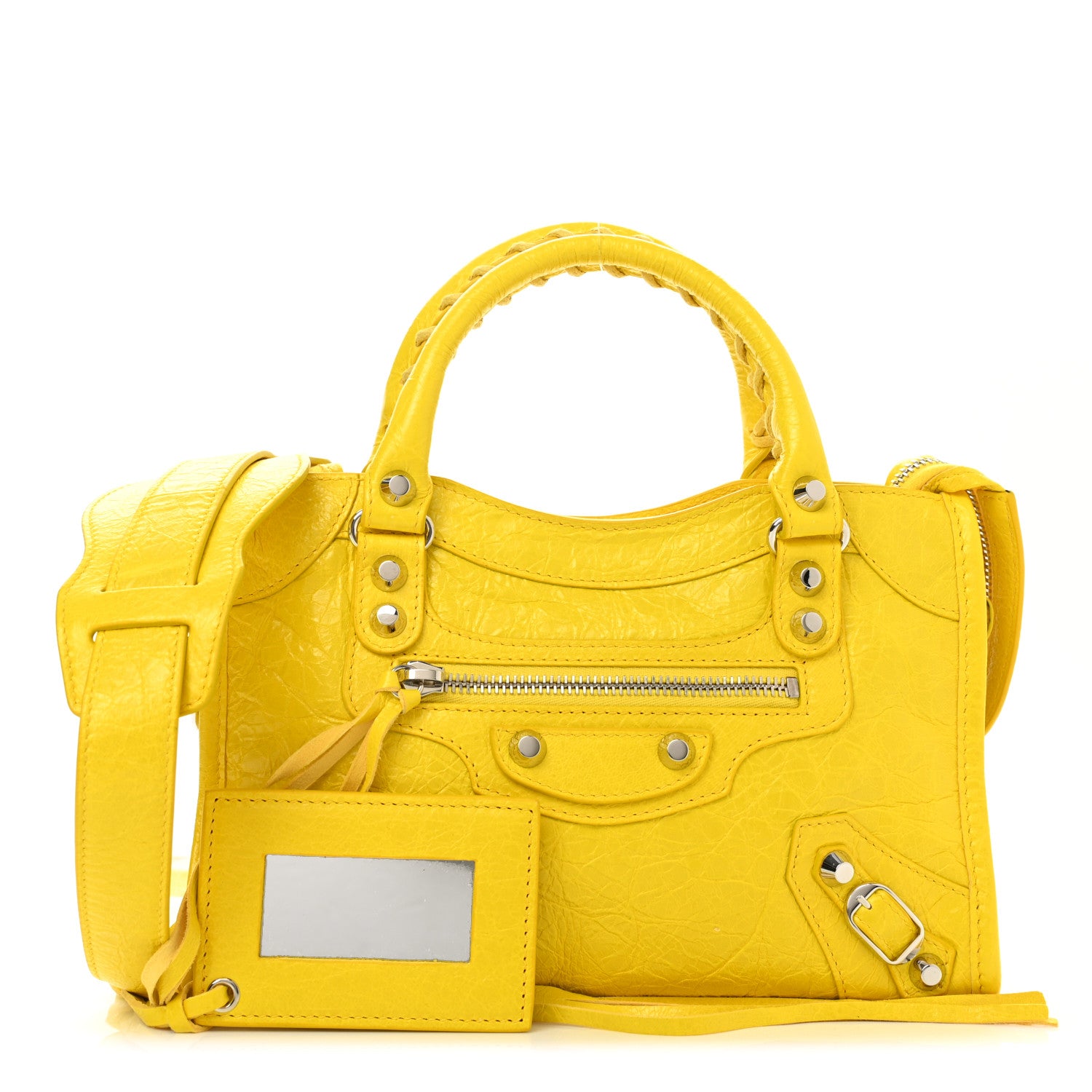 Balenciaga Agneau Classic Hardware Mini City Jaune Soleil 1 of 10