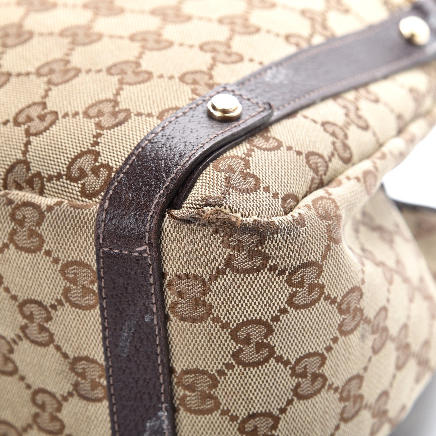 Gucci Monogram Medium Abbey Shoulder Bag Dark Brown 11 of 19