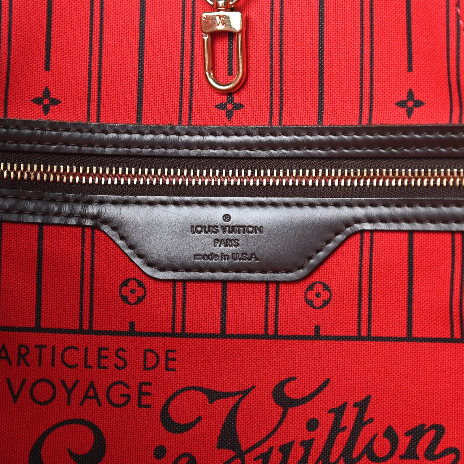 Louis Vuitton Damier Ebene Neverfull GM 6 of 16