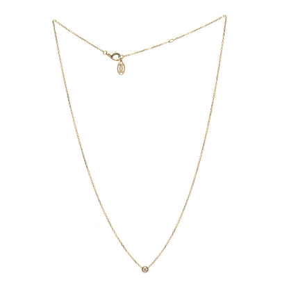 Cartier 18K Yellow Gold Diamond XS D'Amour Pendant Necklace 4 of 10