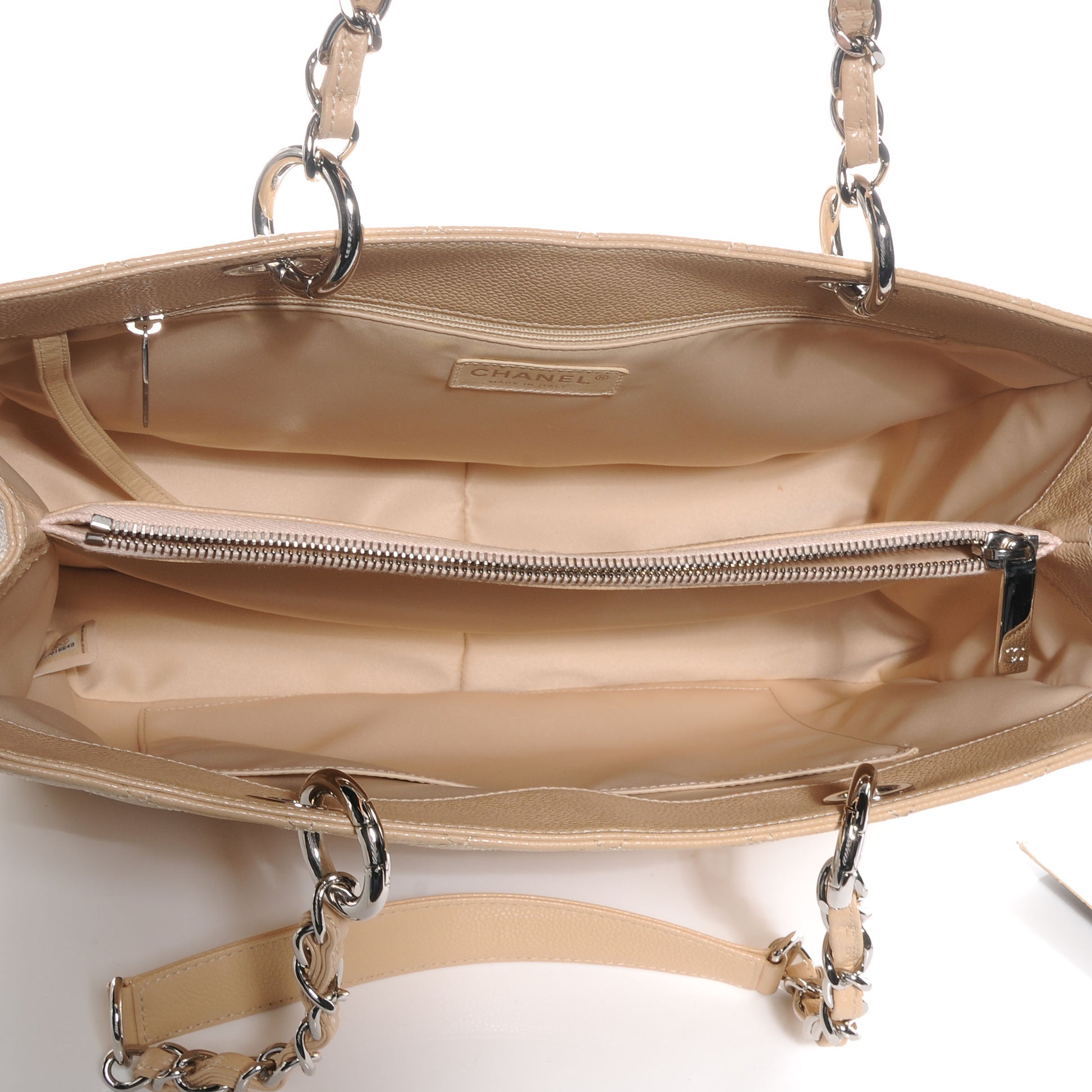 Chanel Caviar Grand Shopping Tote GST Beige Clair 6 of 9