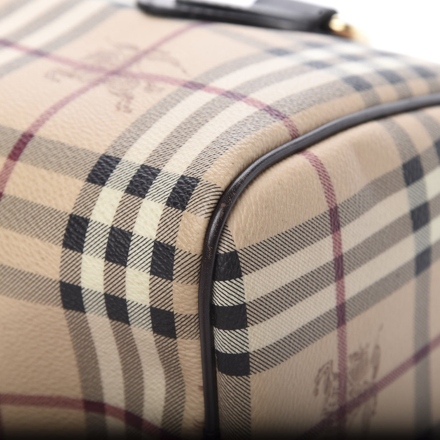 Haymarket Check Small Chester Bowling Bag Chocolate