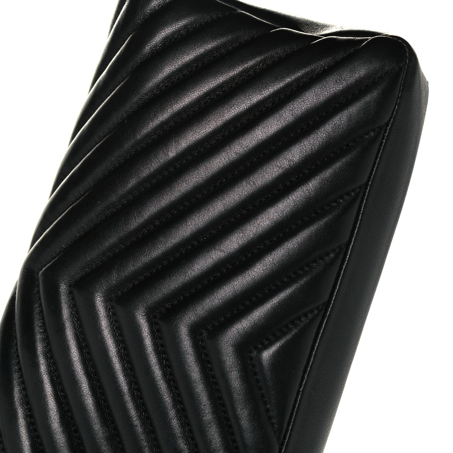 Lambskin Matelasse Monogram Kate 99 Black