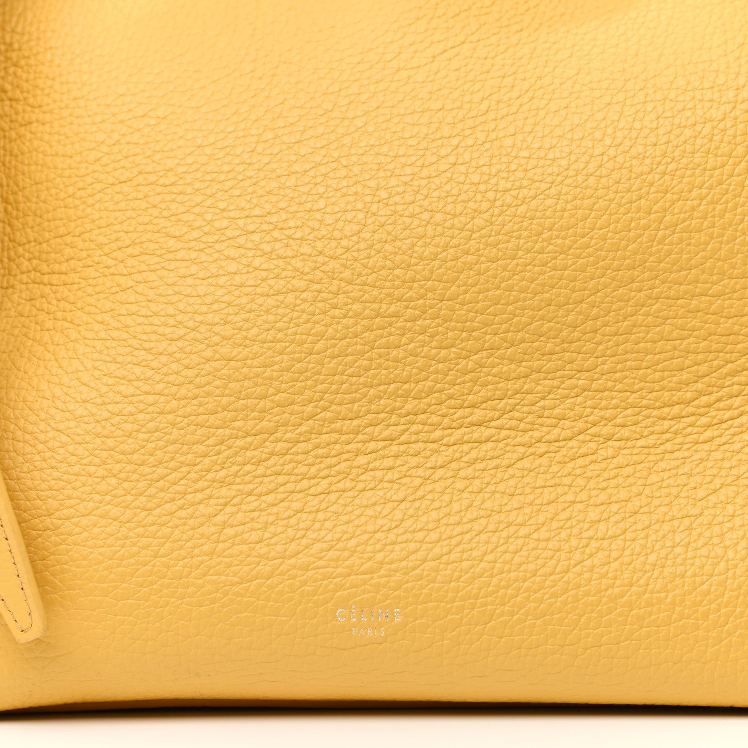 Celine Supple Grained Calfskin Small Big Bag Sunflower 6 of 8