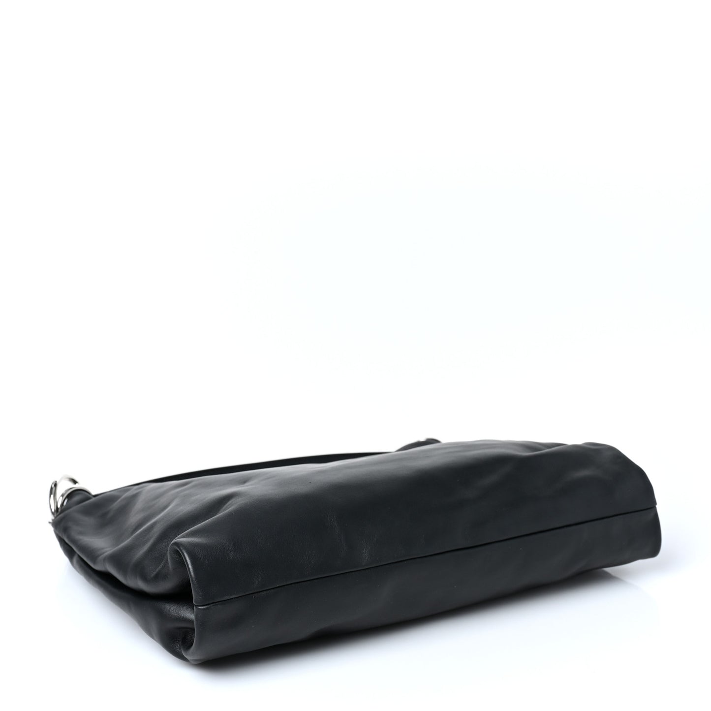 Smooth Calfskin Callie Hobo Bag Black