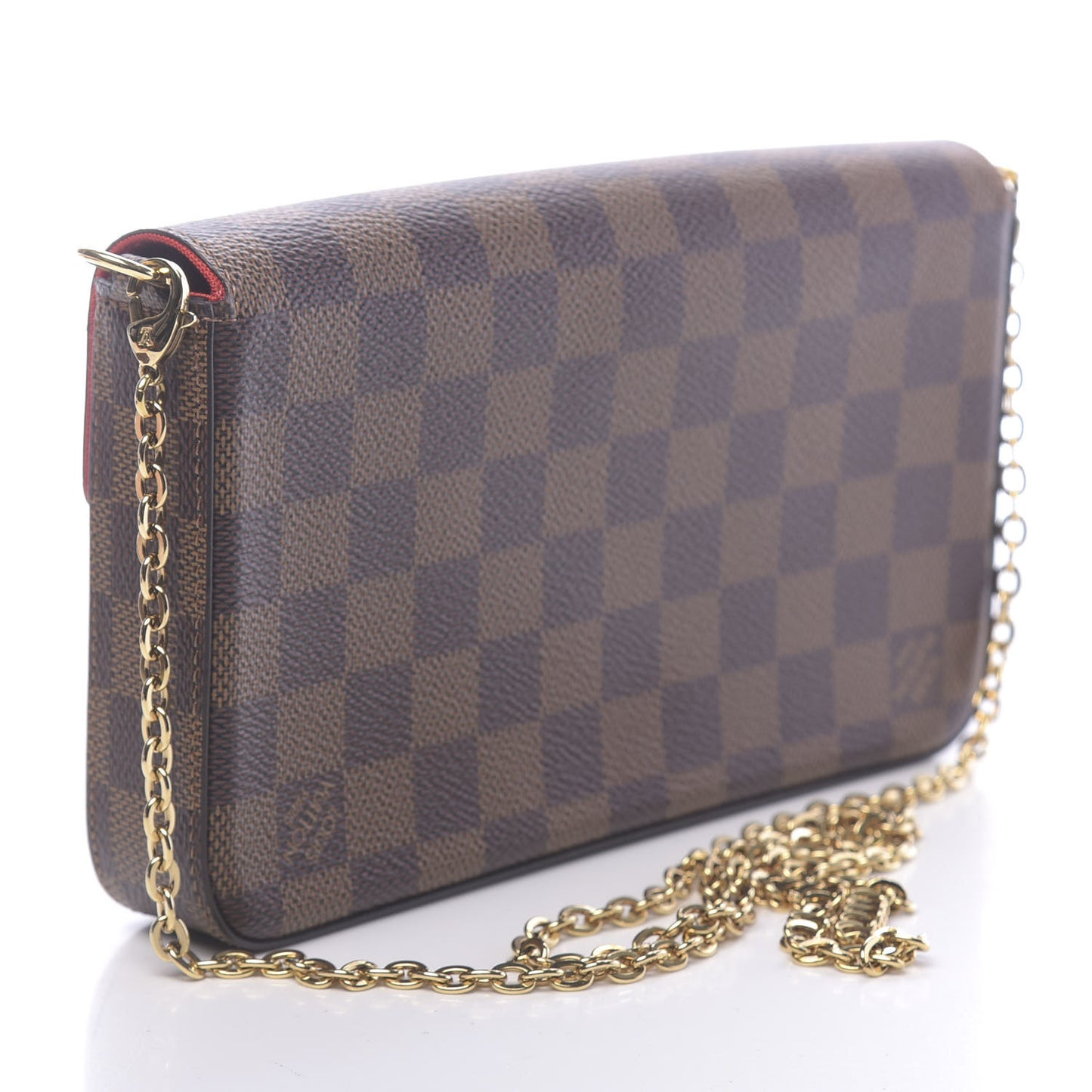 Damier Ebene Pochette Felicie Chain Wallet