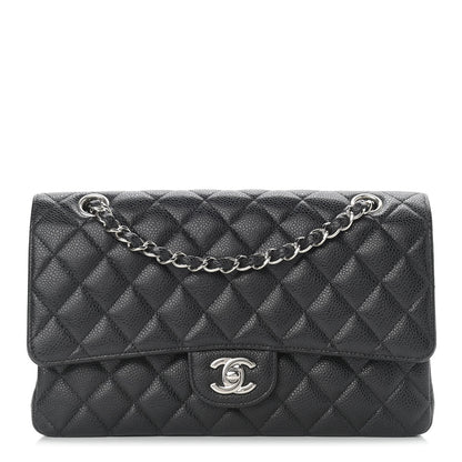 Chanel Caviar Quilted Medium Double Flap Black 1 of 9