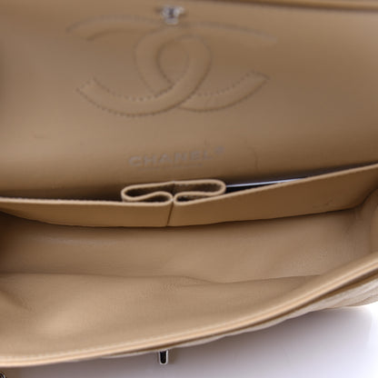 Chanel Caviar Quilted Medium Double Flap Beige Clair 5 of 9