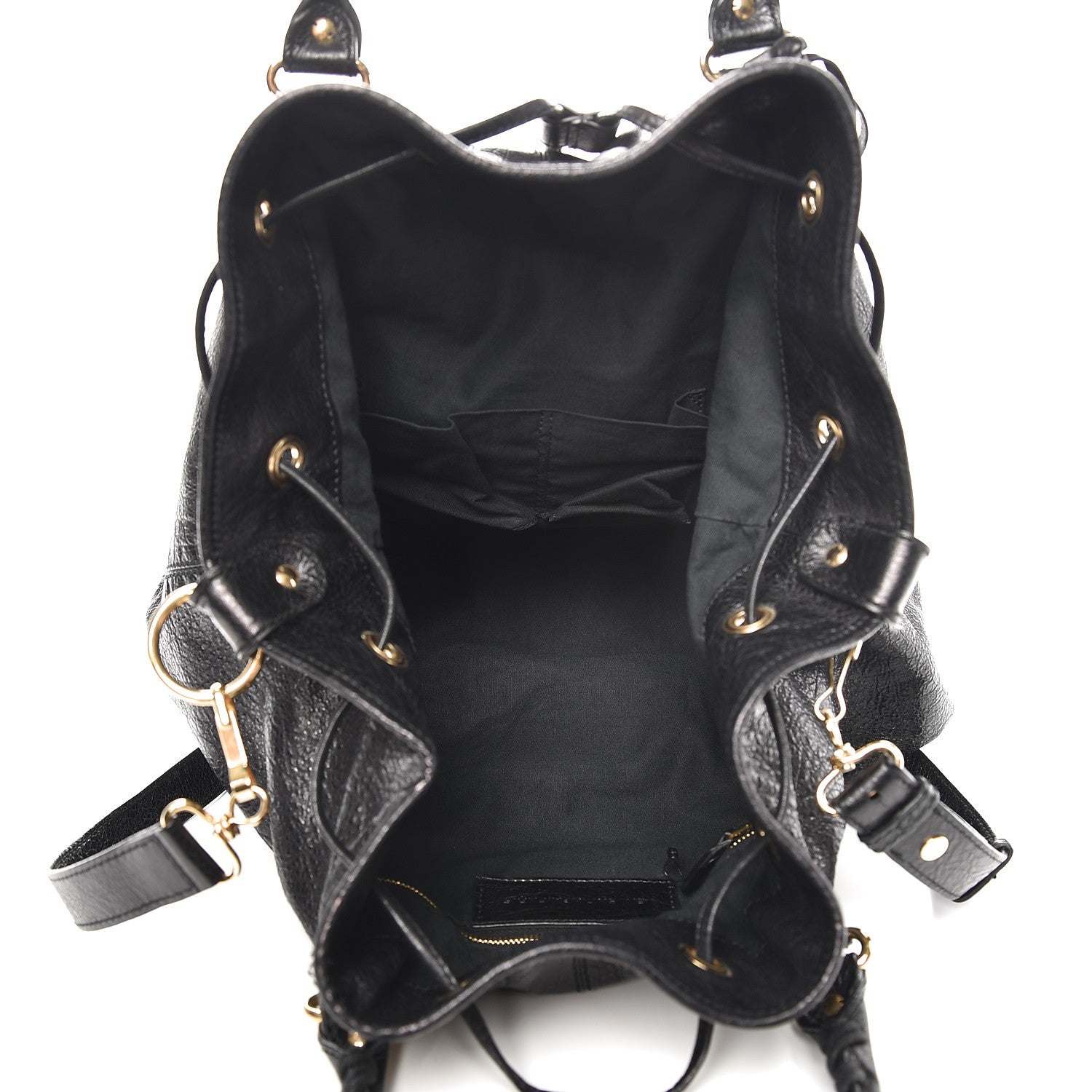 Balenciaga Agneau Giant 12 Gold Hardware Pompon Black 5 of 8
