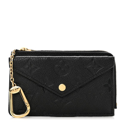 Louis Vuitton Empreinte Recto Verso Card Holder Black 1 of 7