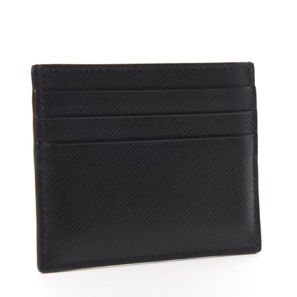 Prada Saffiano Smalto Card Holder Black 2 of 7