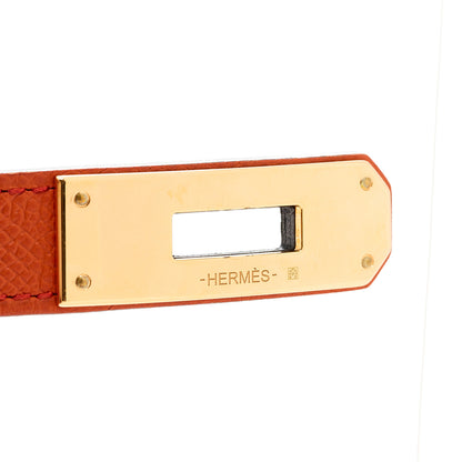 Hermes Epsom Kelly Belt Terre Battue 4 of 4