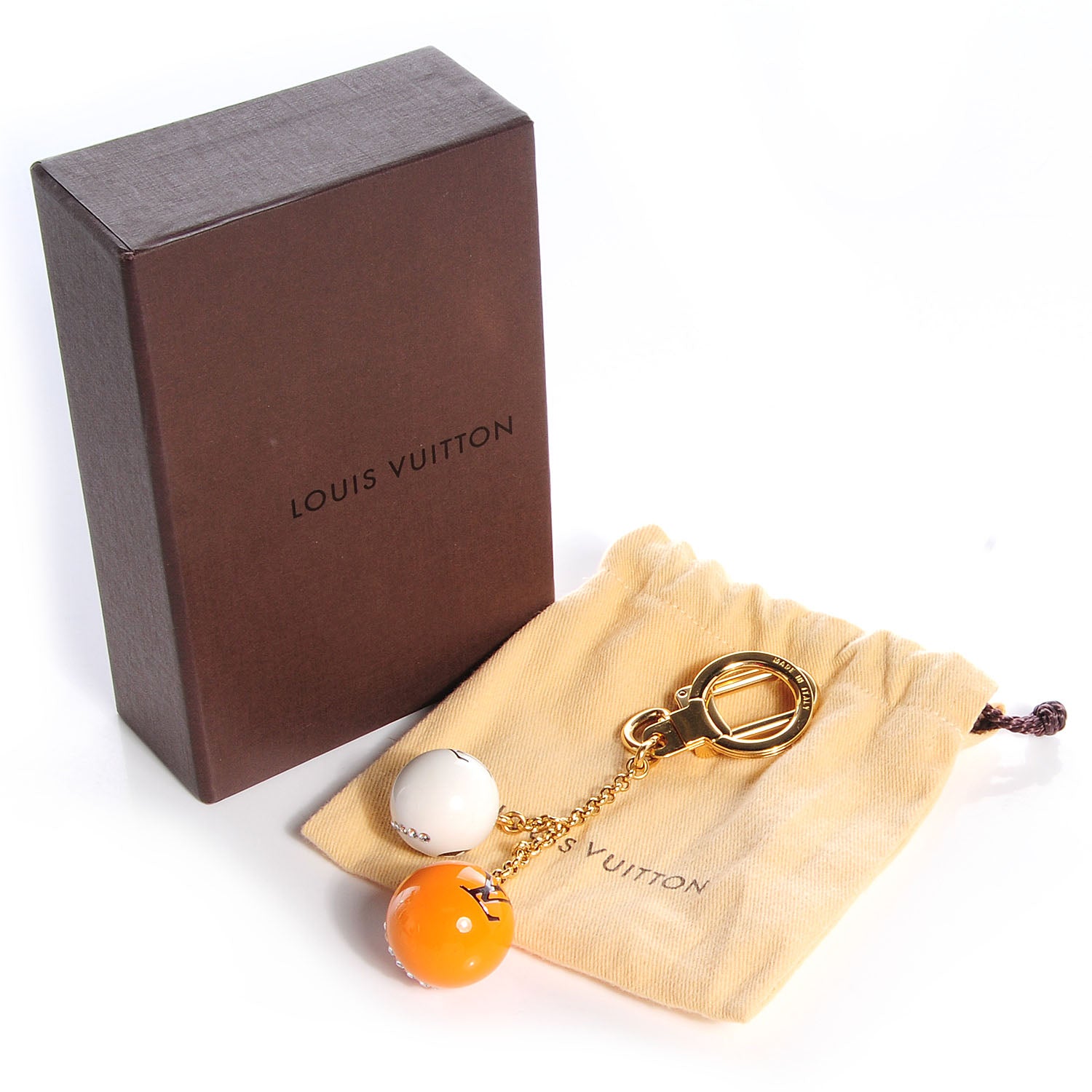 Louis Vuitton Halloween Jack and Lucie Key Cles Orange 5 of 5