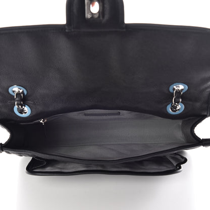 Chanel Caviar Quilted Medium French Riviera Flap Black 6 of 10
