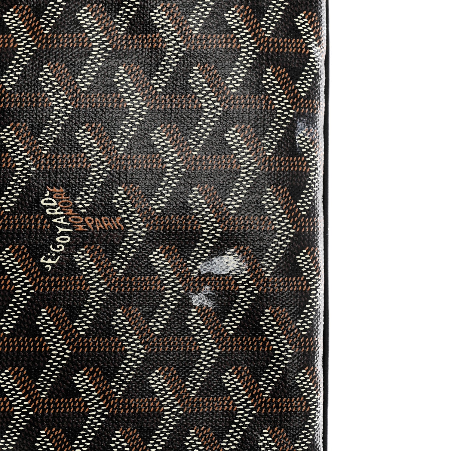 Goyard Goyardine Senat Pochette PM Black Gold 9 of 10