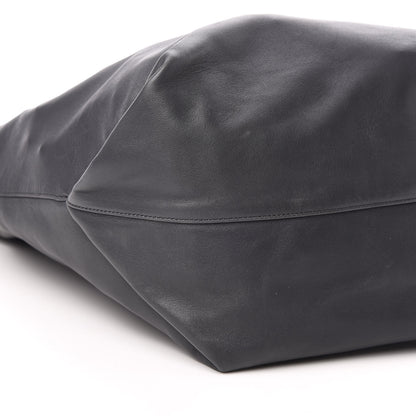 Saint Laurent Lambskin Teddy Drawstring Bag Grey 8 of 10