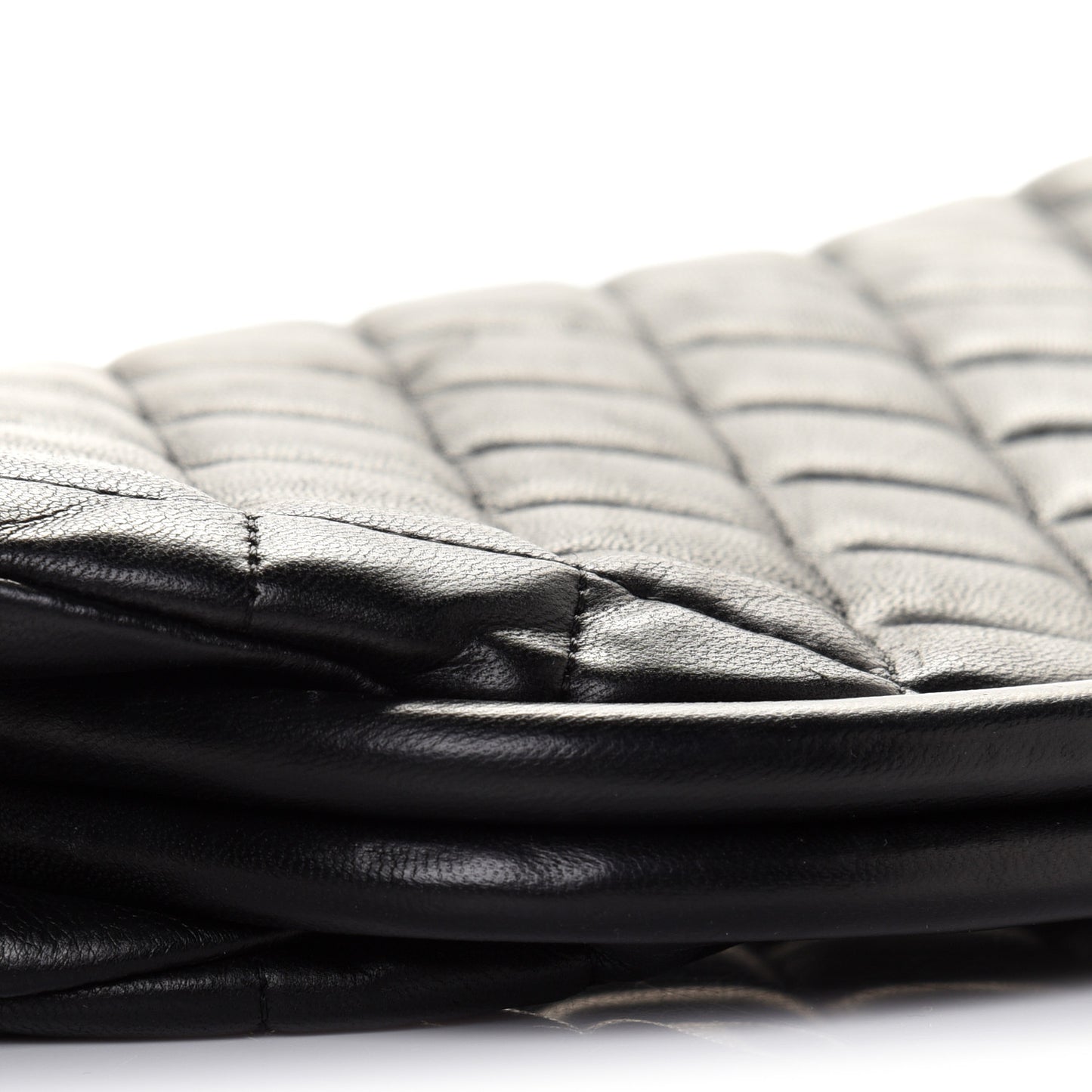 Lambskin Quilted Timeless Clutch Black
