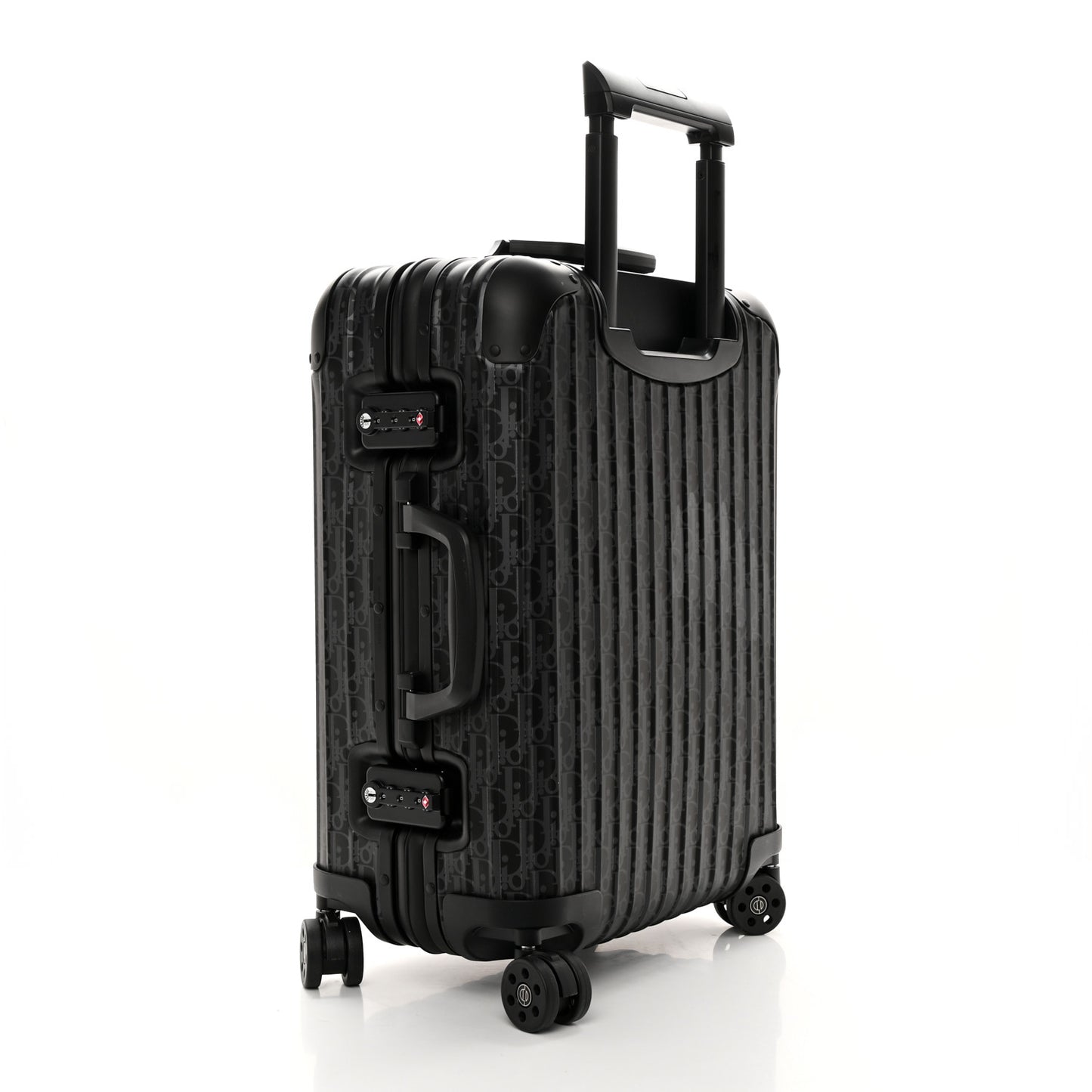 X RIMOWA Aluminum Gradient Cabin Luggage Black Multi