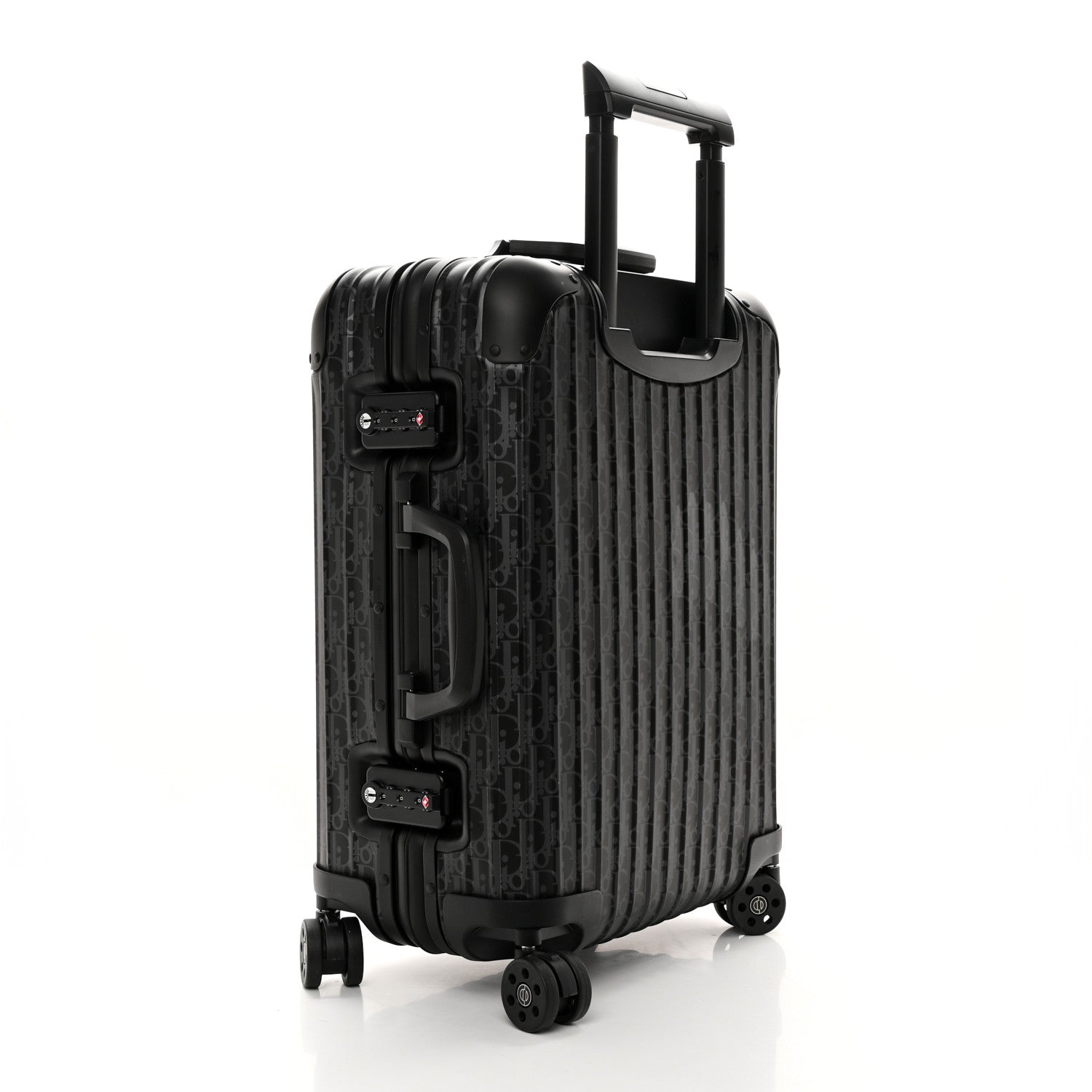 Christian Dior X RIMOWA Aluminum Gradient Cabin Luggage Black Multi 2 of 13