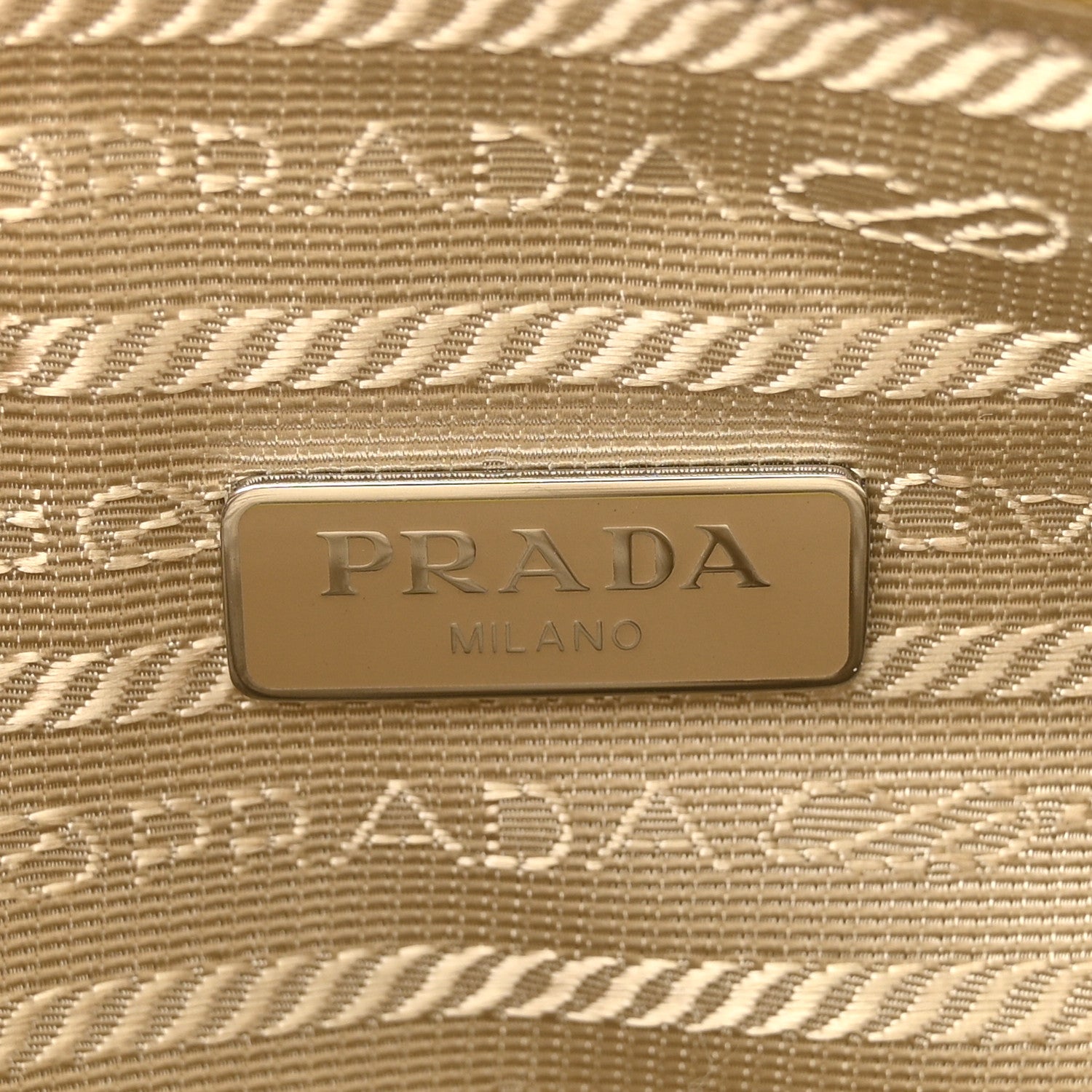 Prada Yarn Raffia Effect Crochet Triangle Shoulder Bag Giallo 6 of 10