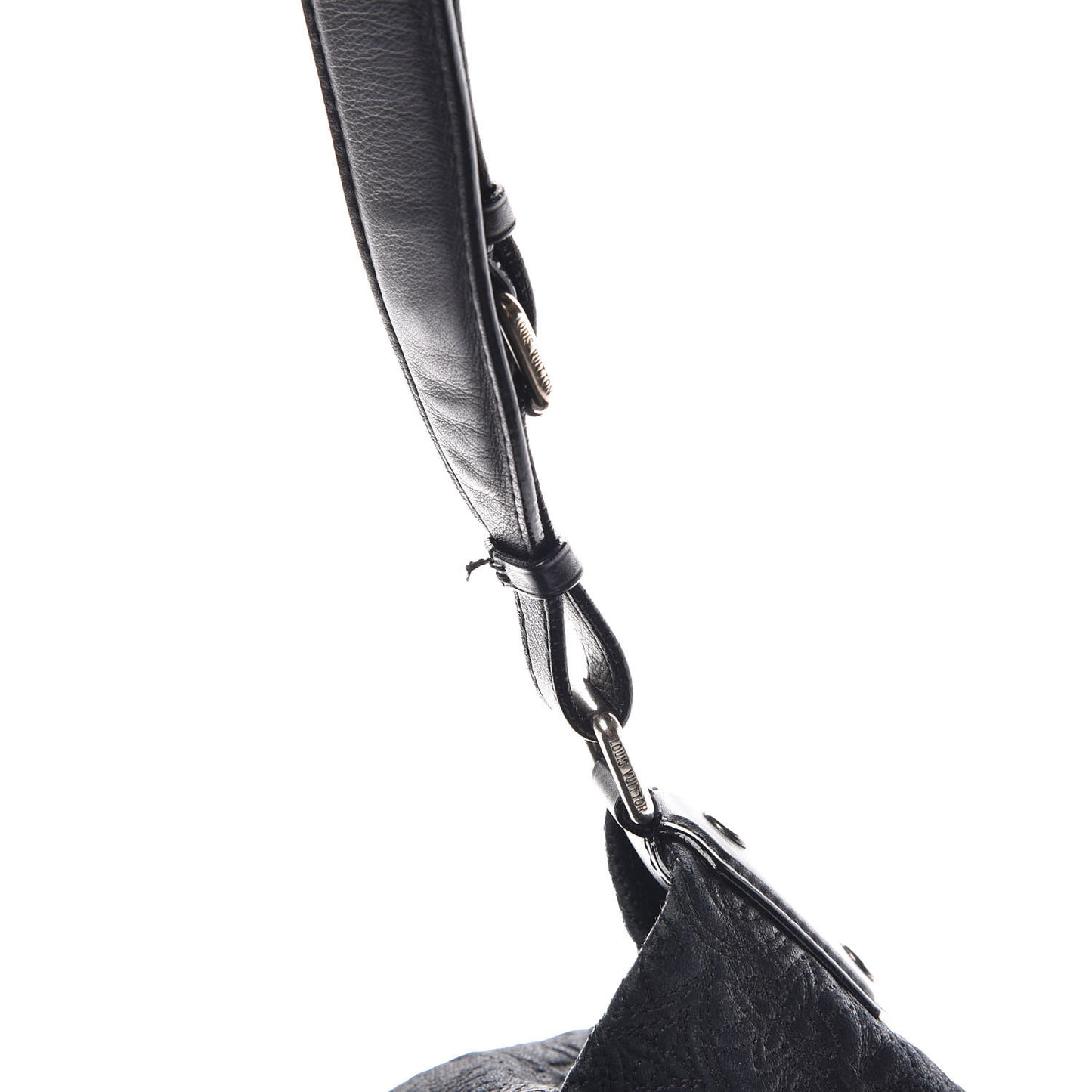 Monogram Lambskin Antheia Hobo PM Black