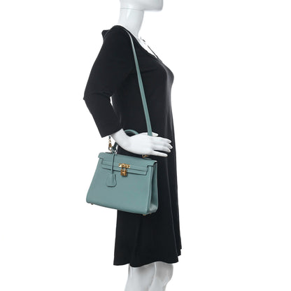 Hermes Togo Kelly Retourne 25 Ciel 2 of 13
