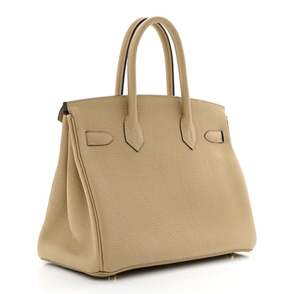 Hermes Taurillon Clemence Birkin 30 Trench 3 of 11