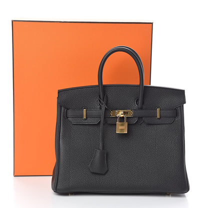 Hermes Togo Birkin 25 Black 34 of 34
