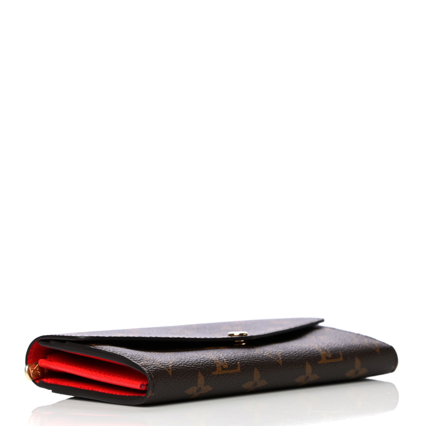 Monogram Sarah Wallet NM Coquelicot