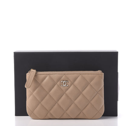 Chanel Caviar Quilted Small Cosmetic Case Beige 11 of 11