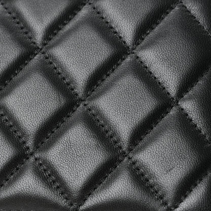 Chanel Lambskin Quilted All About Chanel Charm Wristlet Wallet Black 10 of 11