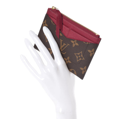 Louis Vuitton Monogram Zipped Card Holder Fuchsia 2 of 5