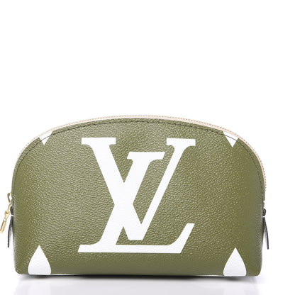 Louis Vuitton Monogram Giant Cosmetic Pouch Kaki 1 of 8
