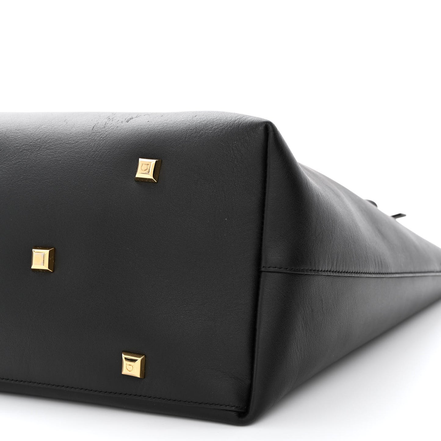 Calfskin Studio Tote Black